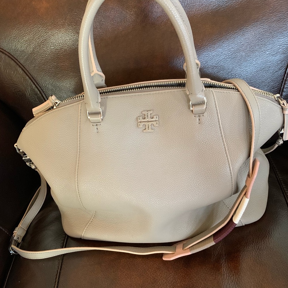Tory Burch medium Berkeley leather satchel